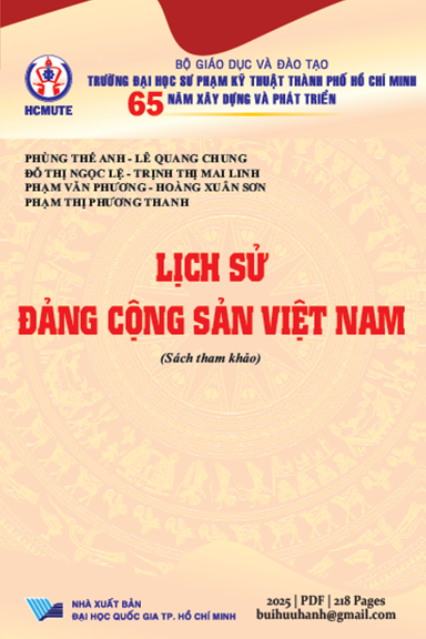 Lịch Sử Đảng Cộng Sản Việt Nam (NXB Đại Học Quốc Gia 2025) - Phùng Thế Anh, 218 Trang
