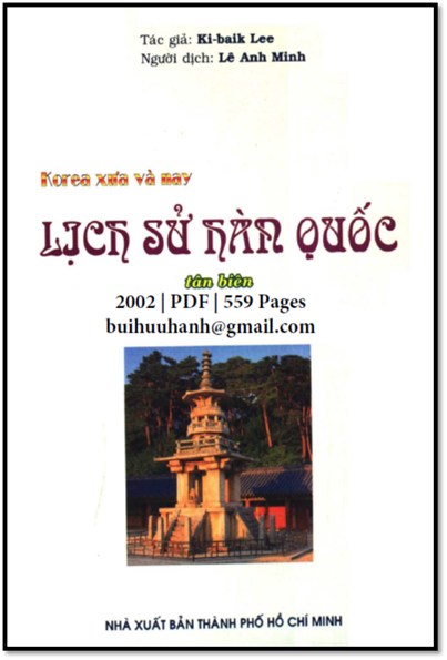 Lịch Sử Hàn Quốc Tân Biên (NXB Tổng Hợp 2002) - Ki Baik Lee, 559 Trang