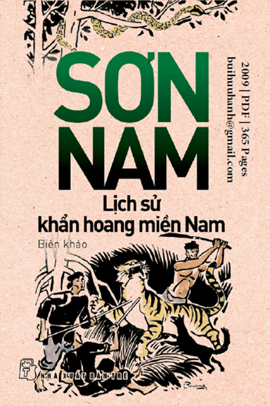 Lịch Sử Khẩn Hoang Miền Nam (NXB Trẻ 2009) - Sơn Nam, 365 Trang