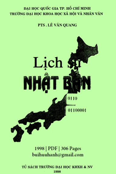 Lịch Sử Nhật Bản (NXB Đại Học Quốc Gia 1998) - Lê Văn Quang, 306 Trang