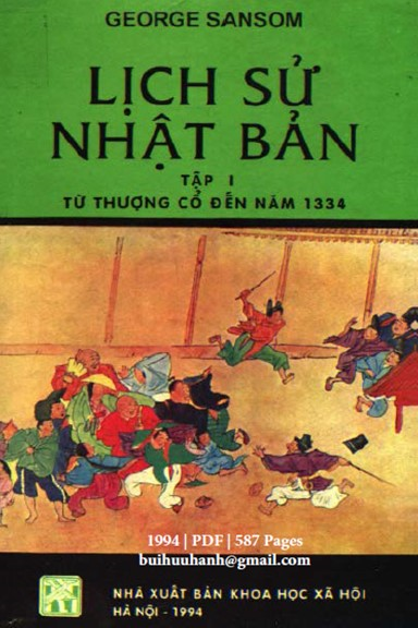 Lịch Sử Nhật Bản Tập 1 (NXB Khoa Học Xã Hội 1994) - George Sansom, 587 Trang