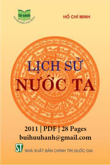 Lịch Sử Nước Ta (NXB Chính Trị 2011) - Hồ Chí Minh, 28 Trang