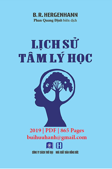 Lịch Sử Tâm Lý Học (NXB Hồng Đức 2019) - B.R. Hergenhahn, 865 Trang