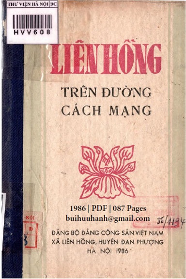 Liên Hồng Trên Đường Cách Mạng (NXB Hà Nội 1986) - Nguyễn Trọng Đắc, 87 Trang