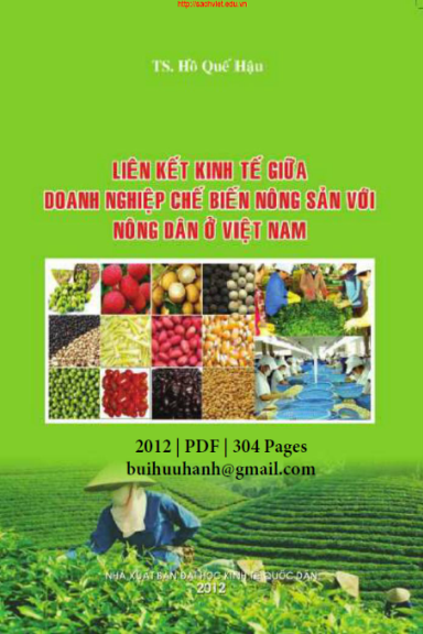 Liên Kết Kinh Tế Giữa Doanh Nghiệp Chế Biến Nông Sản Với Nông Dân Ở Việt Nam - Hồ Quế Hậu, 304 Trang