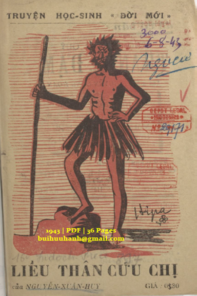 Liều Thân Cứu Chị (NXB Đời Mới 1943) - Nguyễn Xuân Huy, 36 Trang