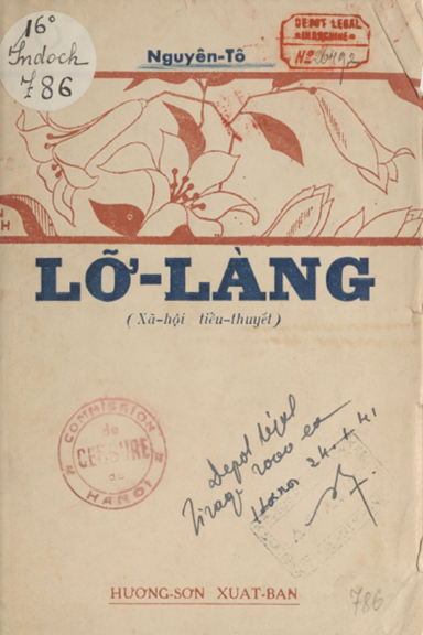 Lỡ Làng (NXB Hương Sơn 1941) - Nguyễn Tố, 96 Trang