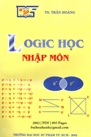 Logic Học Nhập Môn (NXB Đại Học Sư Phạm 2002) - Trần Hoàng, 95 Trang