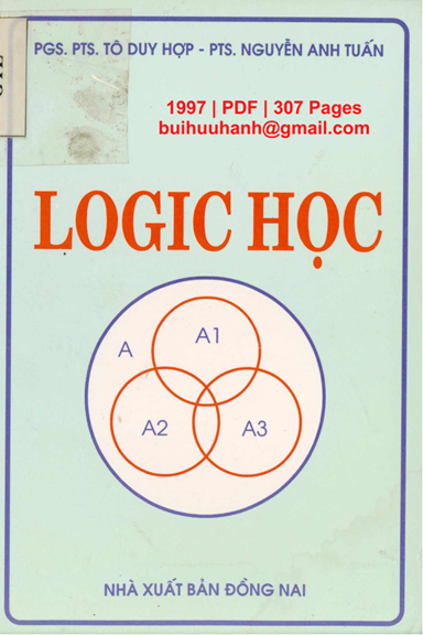 Logic Học (NXB Đồng Nai 1997) - Tô Duy Hợp, 307 Trang