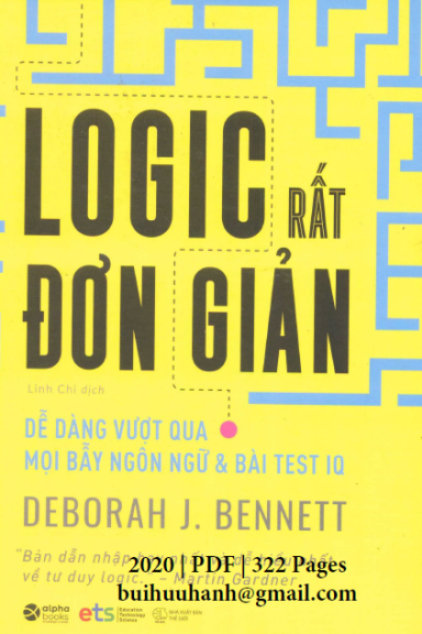 Logic Rất Đơn Giản (NXB Thế Giới 2020) - Deborah J. Bennett, 322 Trang