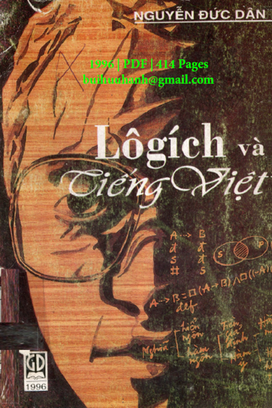 Lôgích Và Tiếng Việt (NXB Giáo Dục 1996) - Nguyễn Đức Dân, 413 Trang