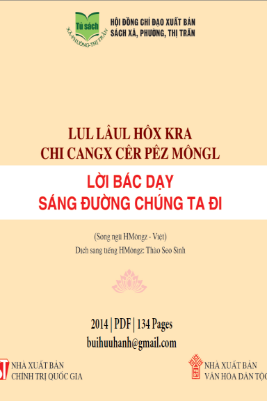 Lời Bác Dạy Sáng Đường Chúng Ta Đi HMôngz-Việt (NXB Chính Trị 2014) - Chu Đức Tính, 134 Trang