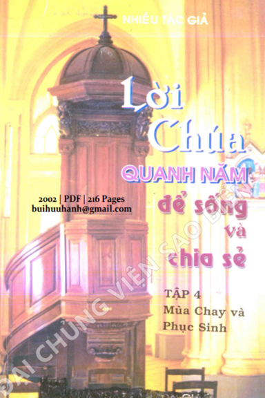 Lời Chúa Quanh Năm Để Sống Và Chia Sẽ Tập 4 (NXB Tôn Giáo 2002) - Vũ Duy Thống, 216 Trang