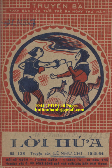 Lời Hứa (NXB Tân Dân 1944) - Lê Như Chi, 40 Trang