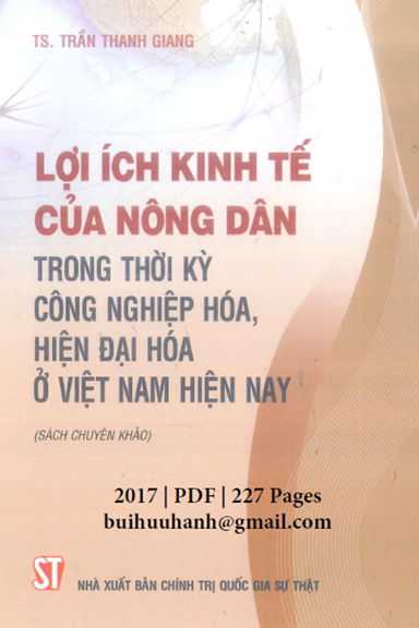 Lợi Ích Kinh Tế Của Nông Dân Trong Thời Kỳ Công Nghiệp Hóa, Hiện Đại Hóa Ở Việt Nam Hiện Nay