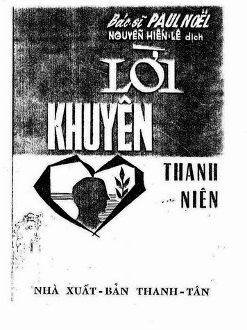 Lời Khuyên Thanh Niên (NXB Thanh Tân 1966) - Nguyễn Hiến Lê, 169 Trang