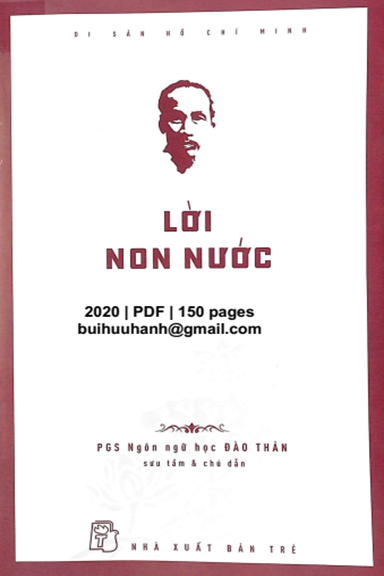 Lời Non Nước (NXB Trẻ 2020) - Đào Thản, 150 Trang