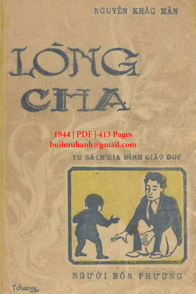 Lòng Cha (NXB Người Bốn Phương 1944) - Nguyễn Khắc Mẫn, 413 Trang