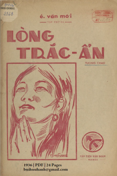 Lòng Trắc Ẩn (NXB Lê Cường 1936) - Tường Châu, 24 Trang