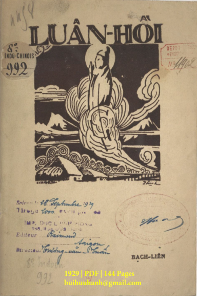 Luân Hồi (NXB Đức Lưu Phương 1929) - Bạch Liên, 144 Trang