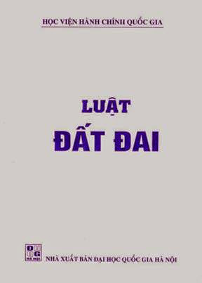 Luật Đất Đai (NXB Đại Học Quốc Gia 2002) - Nguyễn Thị Phượng, 163 Trang