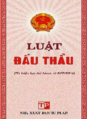 Luật Đấu Thầu (NXB Tư Pháp 2009) - Nhiều Tác Giả, 384 Trang