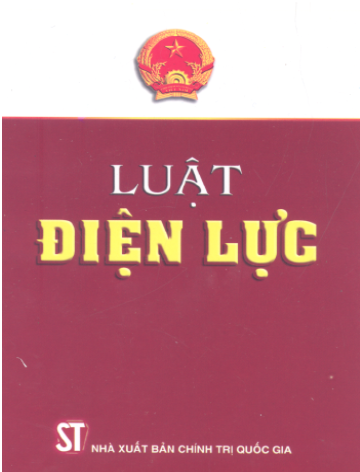 Luật Điện Lực (NXB Chính Trị 2005) - Phạm Minh Thúy, 71 Trang