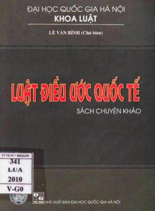 Luật Điều Ước Quốc Tế (NXB Đại Học Quốc Gia 2010) - Lê Văn Bính, 246 Trang
