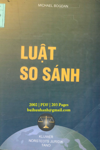 Luật So Sánh (NXB Hà Nội 2002) - Michael Bogdan, 203 Trang