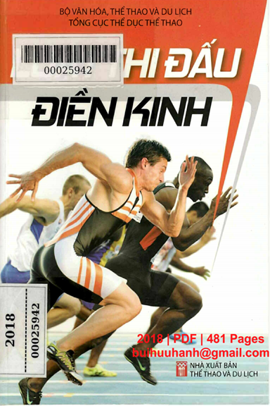 Luật Thi Đấu Điền Kinh (NXB Thể Dục Thể Thao 2018) - Nhiều Tác Giả, 481 Trang