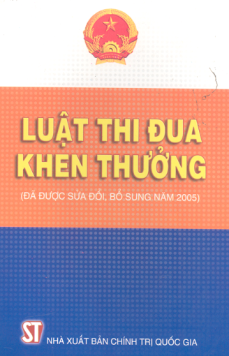 Luật Thi Đua Khen Thưởng 2005 (NXB Chính Trị 2005) - Nhiều Tác Giả, 122 Trang