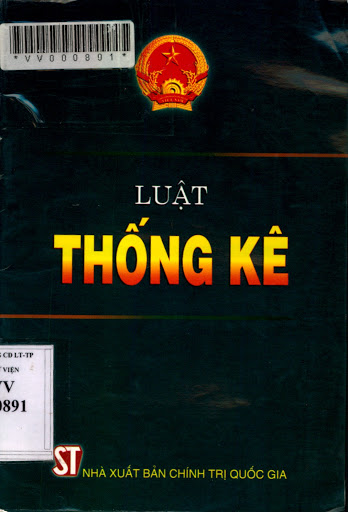 Luật Thống Kê (NXB Chính Trị 2003) - Nhiều Tác Giả, 29 Trang