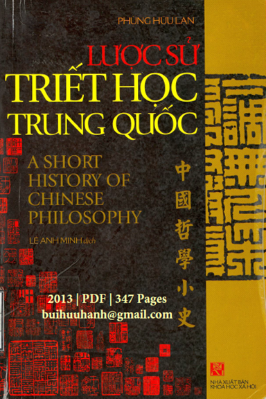 Lược Sử Triết Học Trung Quốc (NXB Khoa Học Xã Hội 2013) - Phùng Hữu Lan, 347 Trang