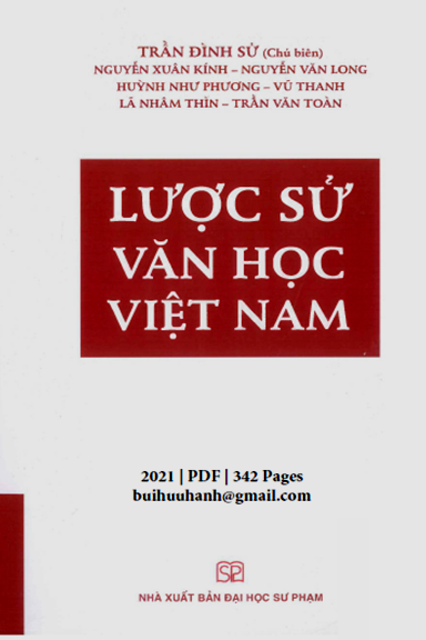 Lược Sử Văn Học Việt Nam (NXB Đại Học Sư Phạm 2021) - Trần Đình Sử, 342 Trang