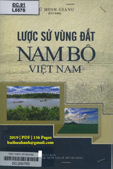 Lược Sử Vùng Đất Nam Bộ Việt Nam (NXB Đại Học Quốc Gia 2019) - Vũ Minh Giang, 136 Trang
