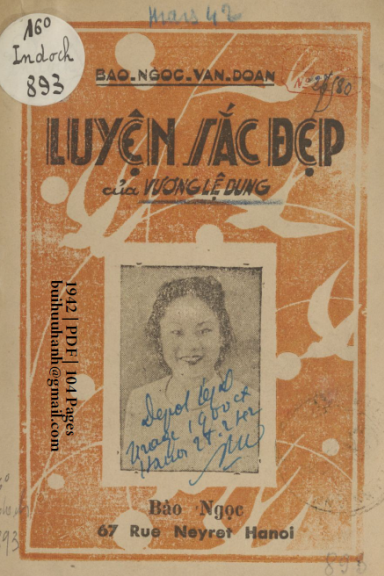Luyện Sắc Đẹp (NXB Bảo Ngọc Văn Đoàn 1942) - Vương Lệ Dung, 104 Trang