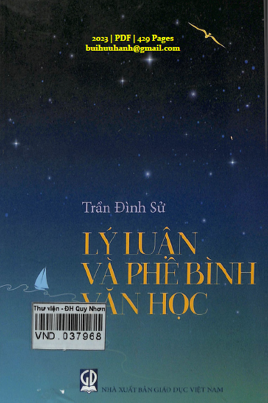 Lý Luận Và Phê Bình Văn Học (NXB Giáo Dục 2023) - Trần Đình Sử, 429 Trang