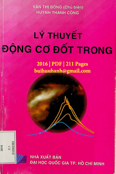 Lý Thuyết Động Cơ Đốt Trong (NXB Đại Học Quốc Gia 2016) - Văn Thị Bông, 211 Trang