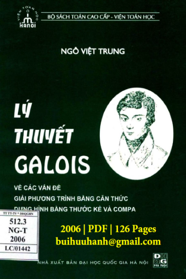 Lý Thuyết Galois (NXB Đại Học Quốc Gia 2006) - Ngô Việt Trung, 126 Trang