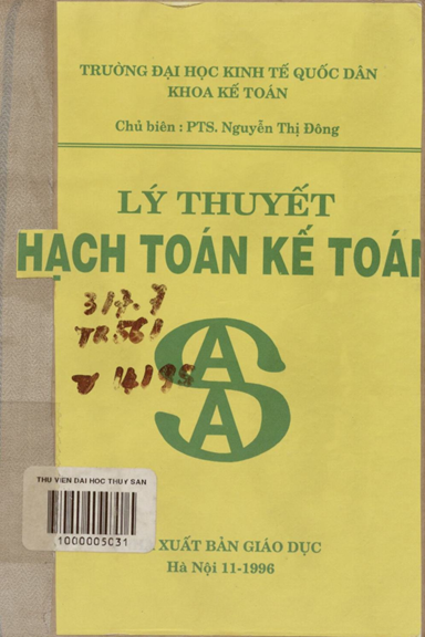 Lý Thuyết Hạch Toán Kế Toán (NXB Giáo Dục 1996) - Nguyễn Thị Đông, 331 Trang