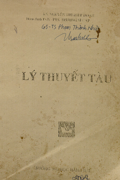 Lý Thuyết Tàu (NXB Đại Học Hàng Hải 1995) - Nguyễn Thị Hiệp Đoàn, 332 Trang