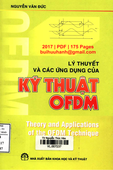 Lý Thuyết Và Các Ứng Dụng Của Kỹ Thuật OFDM (NXB Khoa Học Kỹ Thuật 2017) - Nguyễn Văn Đức, 175 Trang