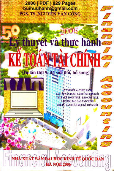 Lý Thuyết Và Thực Hành Kế Toán Và Tài Chính (NXB Kinh Tế Quốc Dân 2006) - Nguyễn Văn Công, 829 Trang