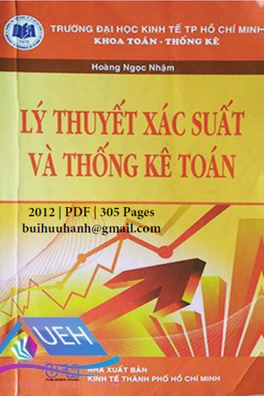 Lý Thuyết Xác Suất Và Thống Kê Toán (NXB Kinh Tế 2012) - Hoàng Ngọc Nhậm, 305 Trang