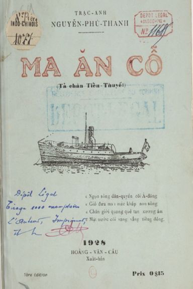Ma Ăn Cỗ (NXB Hoàng Văn Cầu 1928) - Nguyễn Phú Thanh, 46 Trang