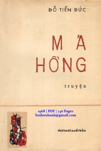Má Hồng (NXB Thơ Mới 1968) - Đỗ Tiến Đức, 246 Trang