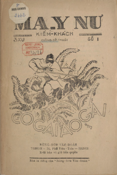 Ma Y Nữ Kiếm Khách Số 1-22 (NXB Nùng Sơn 1922) - Cuồng Sỹ, 352 Trang