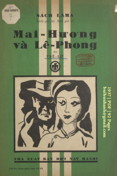 Mai Hương Và Lê Phong (NXB Đời Nay 1937) - Thế Lữ, 92 Trang