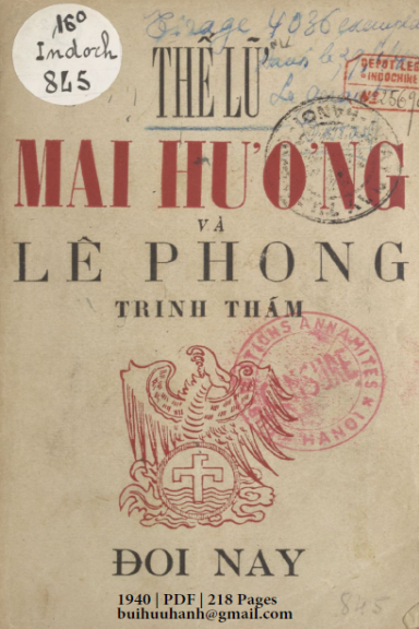 Mai Hương Và Lê Phong (NXB Đời Nay 1940) - Thế Lữ, 218 Trang
