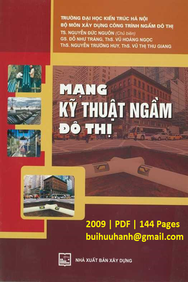 Mạng Kỹ Thuật Ngầm Đô Thị (NXB Xây Dựng 2009) - Nguyễn Đức Nguôn, 144 Trang